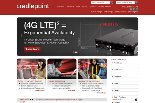 cradlepoint.com site used Cradlepoint-2019