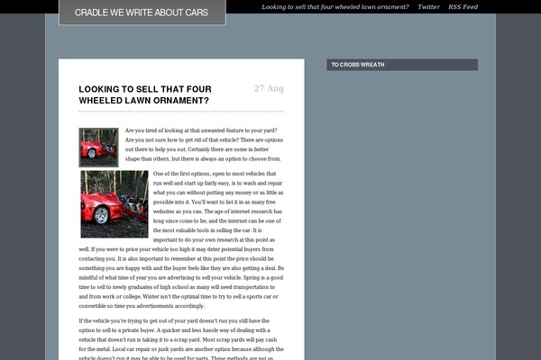 cradletocrosswreath.com site used Rostar