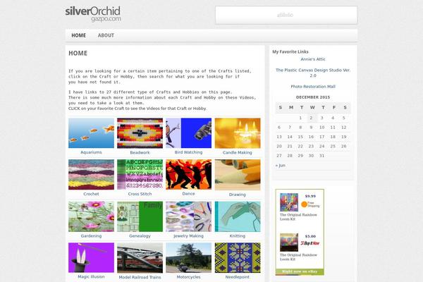 silverOrchid theme site design template sample