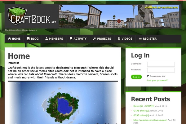 Site using BuddyPress Social plugin