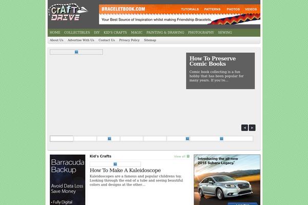 City Desk theme site design template sample