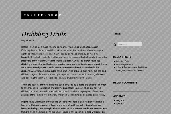 Capoverso theme site design template sample