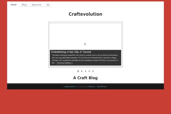 Mantra theme site design template sample