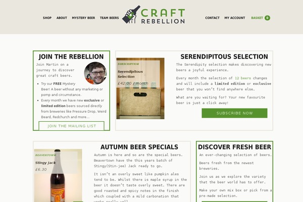 craftrebellion.com site used Gutenify-capital