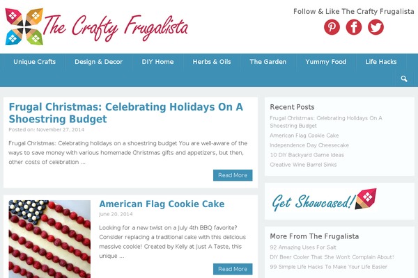 craftyfrugalista.com site used Solidblog