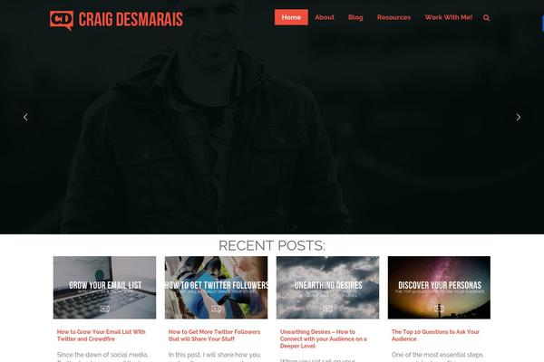 Creativo theme site design template sample