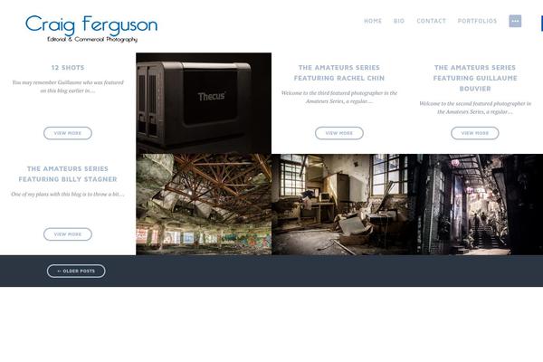 Adirondack theme site design template sample