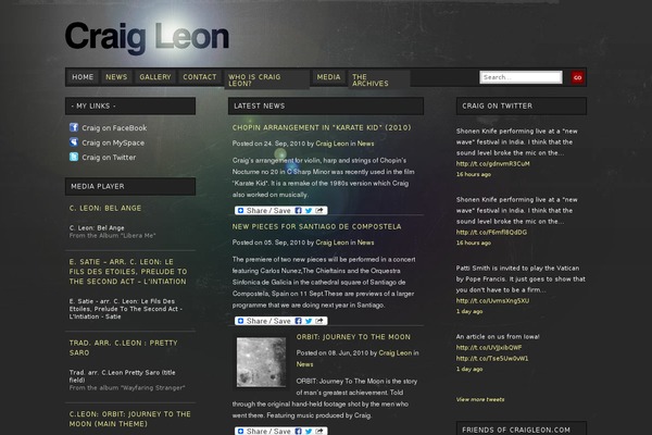 Backstage theme site design template sample