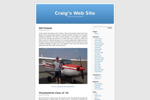 Default theme site design template sample