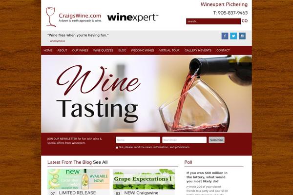 Impression theme site design template sample