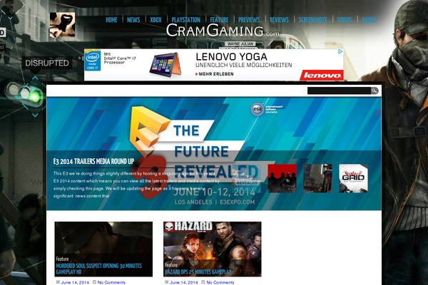 Gameszone theme site design template sample