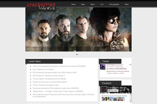 cranberriesworld.com site used Impresa