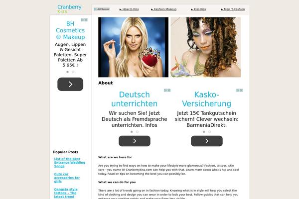 Ctr Theme theme site design template sample