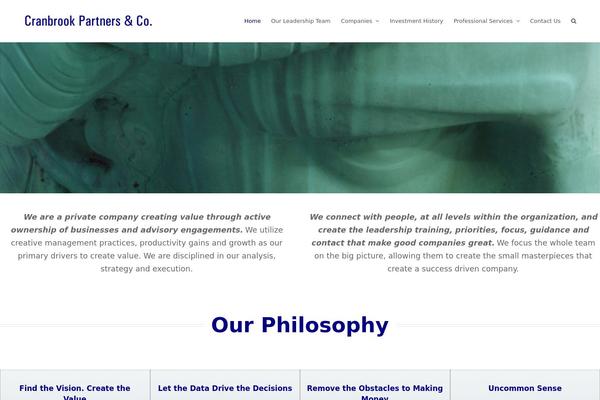 Total theme site design template sample