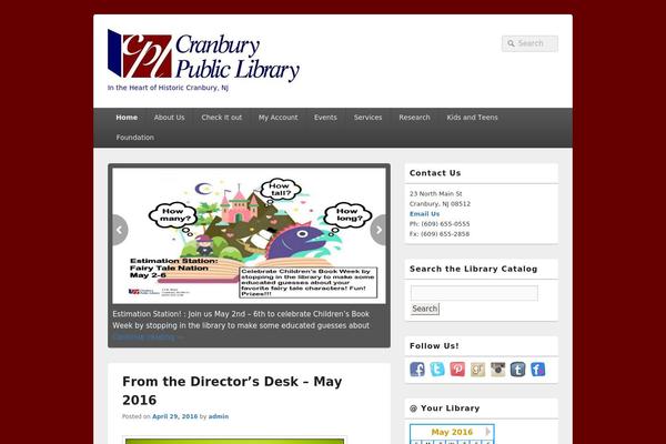 Catch Box theme site design template sample