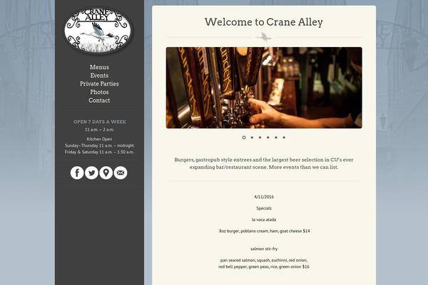 Eatery theme site design template sample