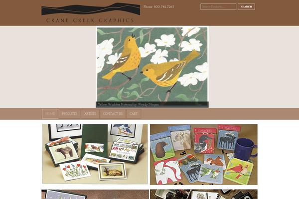 cranecreekgraphics.com site used Headway