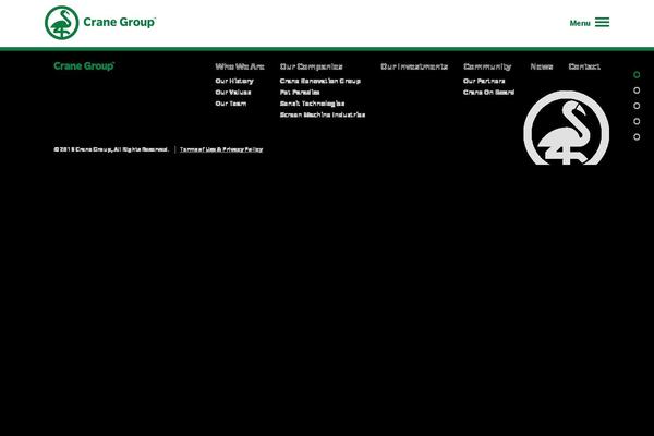 cranegroup.com site used Crane-group