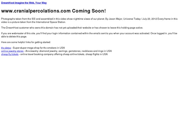 Dreamhost theme site design template sample