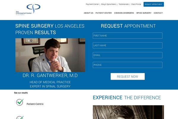 craniospinalcenter.com site used Theme_v1