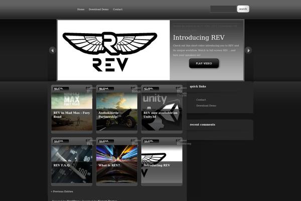 Evid theme site design template sample