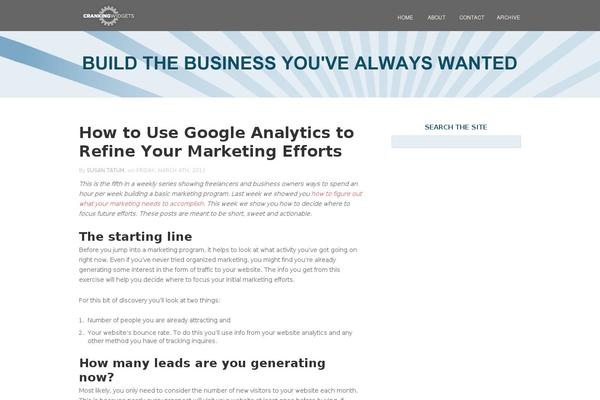 Cw theme site design template sample