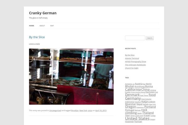 crankygerman.com site used Twenty Twelve