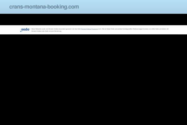 crans-montana-booking.com site used CMA