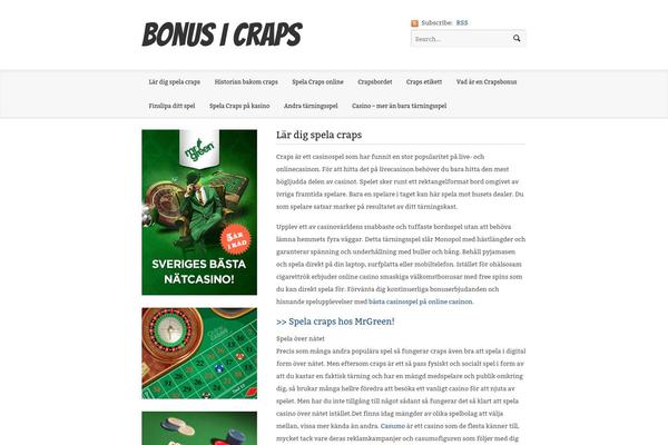 Currents theme site design template sample