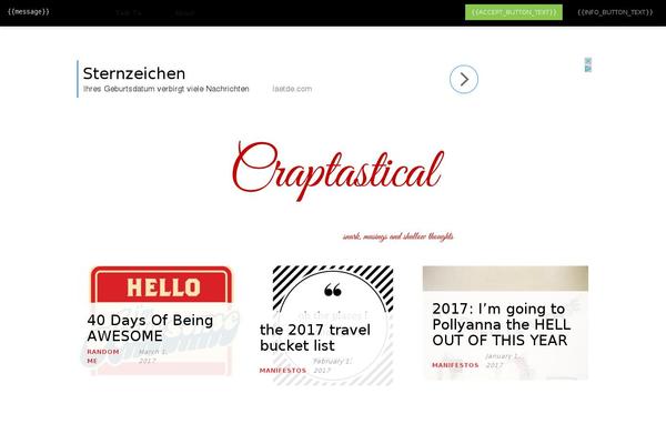 craptastical.com site used Gladiolus