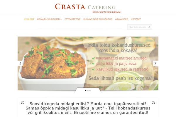 crastacatering.ee site used Evolution