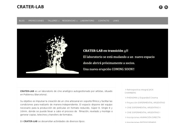 crater-lab.org site used The Box
