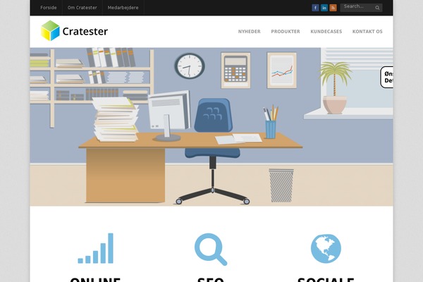 Thunder theme site design template sample