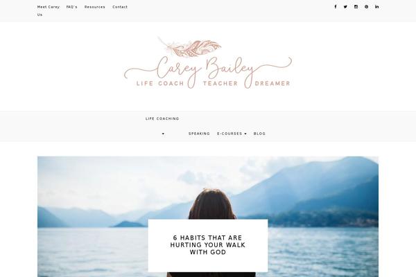 Natalie theme site design template sample