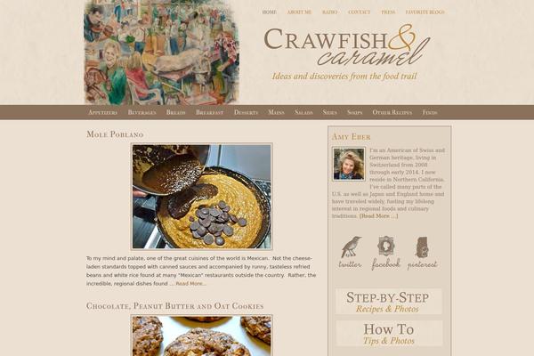 crawfishandcaramel.com site used Lifestyle