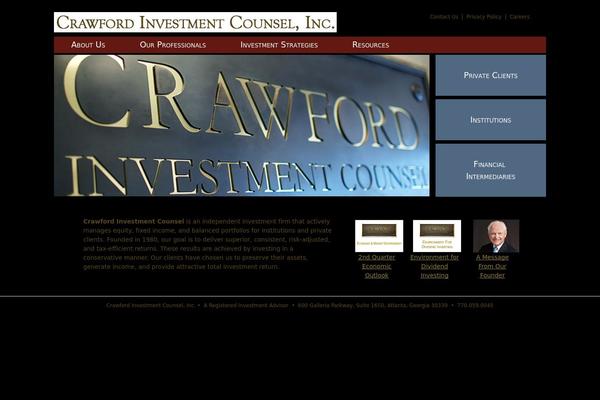 Crawford theme site design template sample