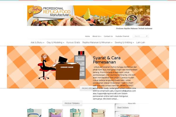 Boutique theme site design template sample