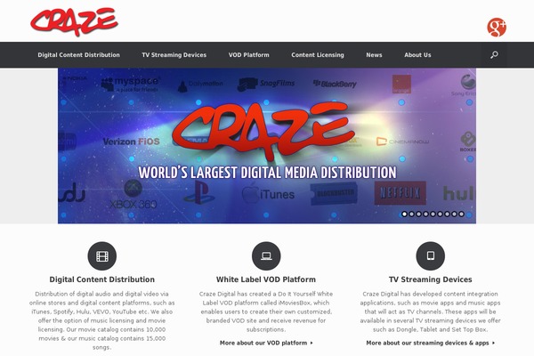 Vantage theme site design template sample