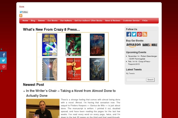 Site using MyBookTable Bookstore by Author Media plugin