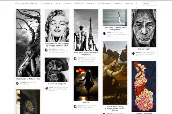 iPin theme site design template sample