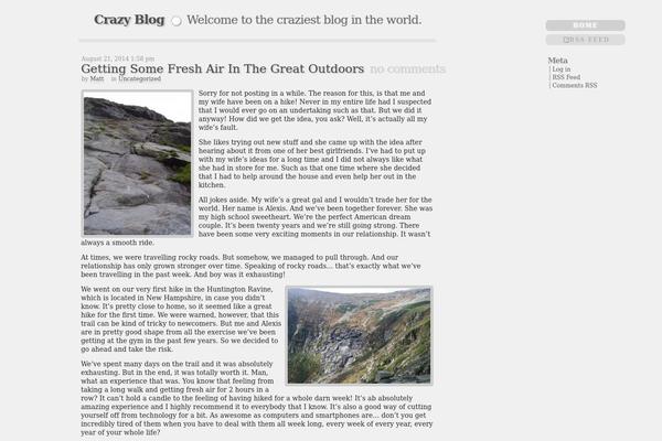 Life is Simple theme site design template sample
