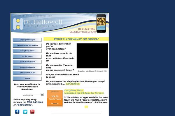 crazybusywithdrhallowell.com site used Drh
