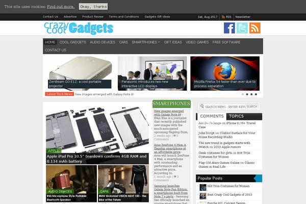 Site using Add Twitter, Facebook Like, Google plus one Social share plugin