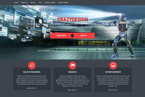 Unconditional theme site design template sample