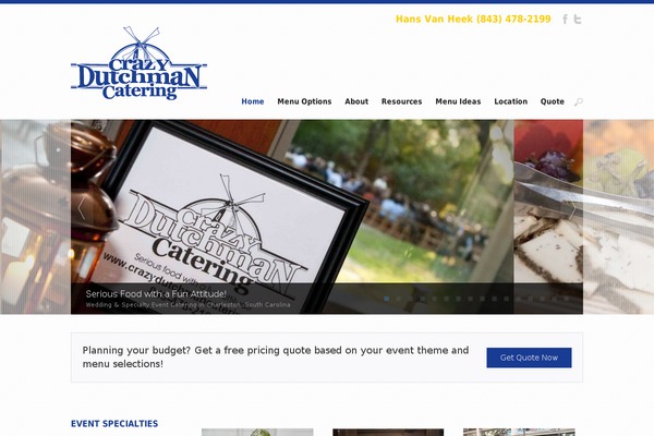 crazydutchmancatering.com site used Blocked