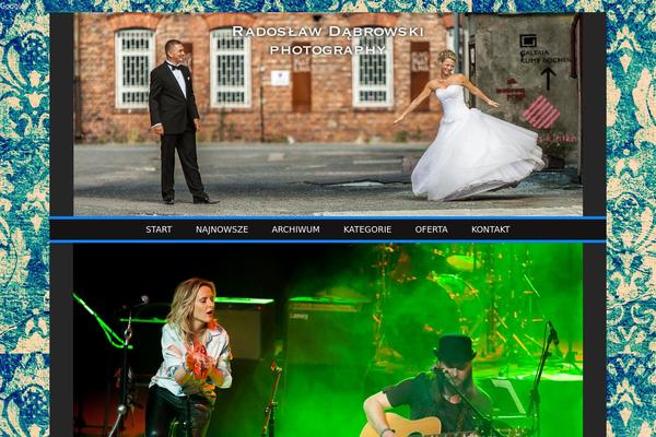 Prophoto4 theme site design template sample