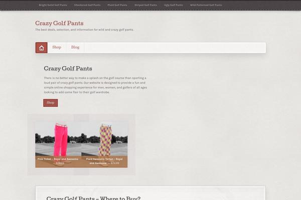 Artificer theme site design template sample