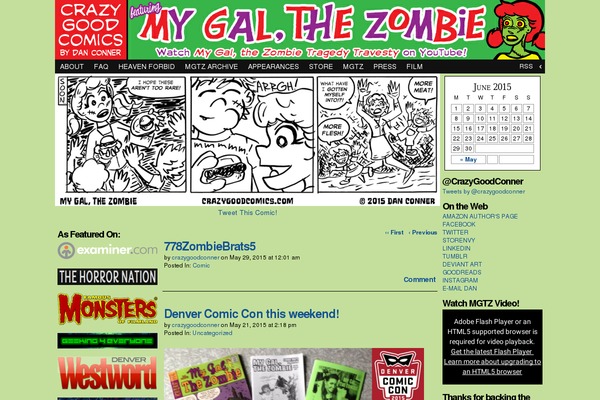 ComicPress theme site design template sample