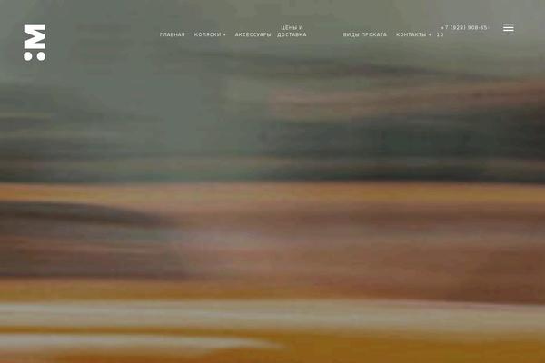 MIES theme site design template sample