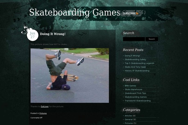 crazyskateboardinggames.com site used Urban View